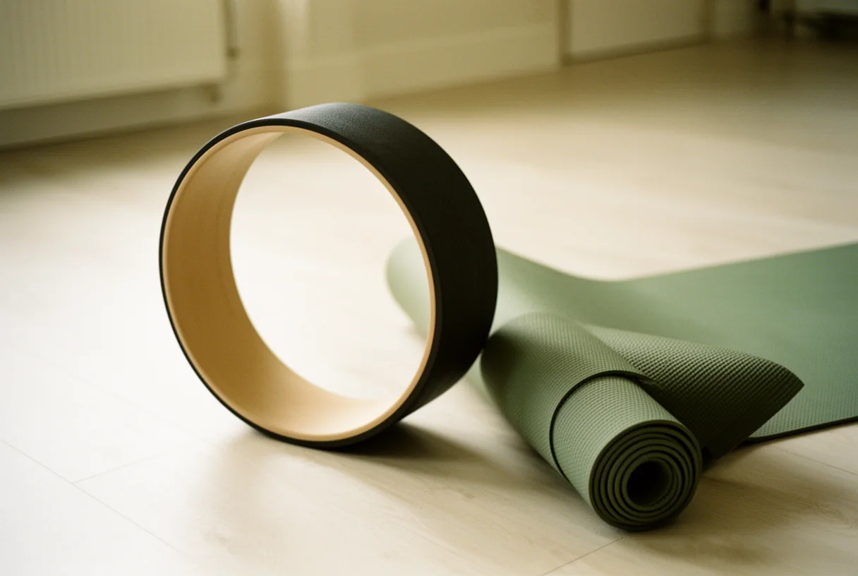 How to Use a Yoga Wheel: Backbends With a Spotter illustration