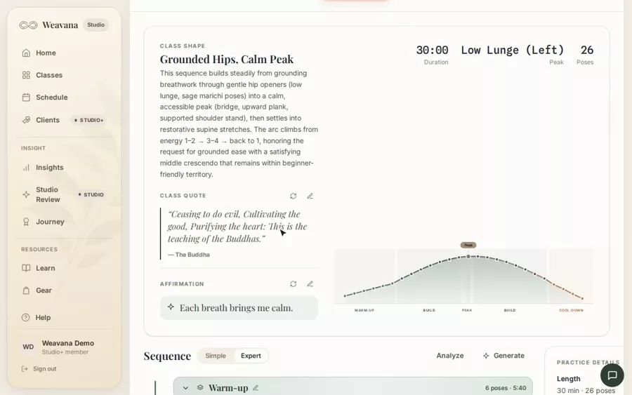 Generate a lesson plan automatically — demo