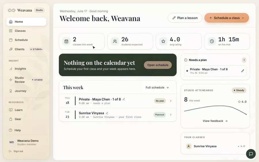What is Weavana Studio? — demo
